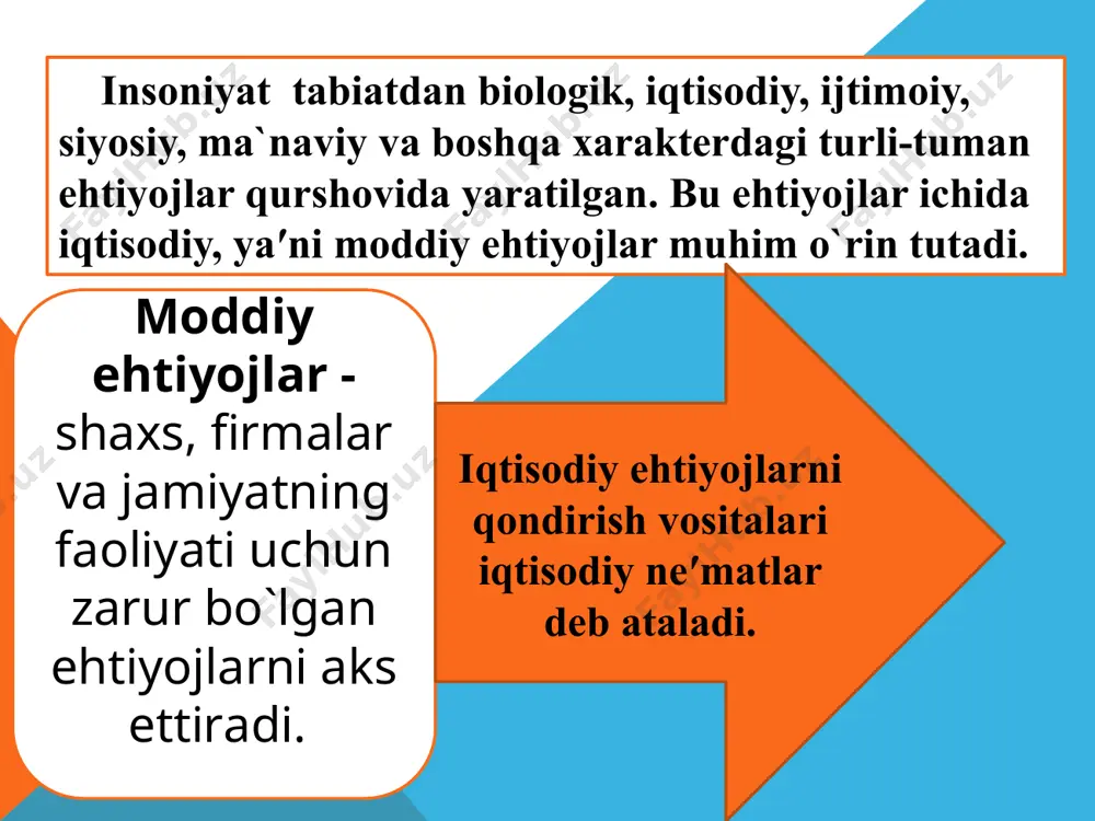 dа rеsurslаrdаn sаmаrаli fоydаlаnish bilаn bоg`liq eng yaхshi аltеrnаtiv vаriаntdаn vоz kеchish nаtijаsidа bоy bеrilgаn imkоniyatlаrni (оlinаdigаn fоydаni) аks ettiruvchi хаrаjаtlаrdir. maxsulot daromad samarasi almashtirish samarasi umumiy samara pepsi lste'mo1chi boy- roq bo‘ladi shu sababli ko‘proq pepsi sotib oladi pepsi nisbatan arzonroq, shu sa- babli iste'molchi ko‘proq pepsi sotib oladi daromad va almashti- rish samarasi nati- jasida xaridor ko‘proq pepsi sotib oladi pitsa iste'molchi boy- roq bo‘1adi shu sababli ko‘proq pitsa sotib oladi pitsa nisbatan q i m m a t r o q , shu sababli i s t e m o 1 c h i kamroq pitsa sotib oladi daromad va aimashti- rish samarasi teskari bo‘ladi, shu sabablip- itsa iste'moiidagi umu- miy samaraikki xi1 ma'no kasb etadi pepsining narxi tushganda daromad va befarqlikning o‘zgarishi iste'molchilik xulq-atvori - bozorda ishlab chiqarish va etkazib berishni rivojlantirishni aniqlaydigan tovarlar va xizmatlarga iste'mol talabini shakllantirish jarayoni. iste'molchilarning talabi daromad darajasiga bog'liq; har …