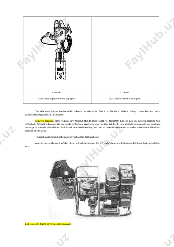 elektrlashtirilgan asboblar - Page 5