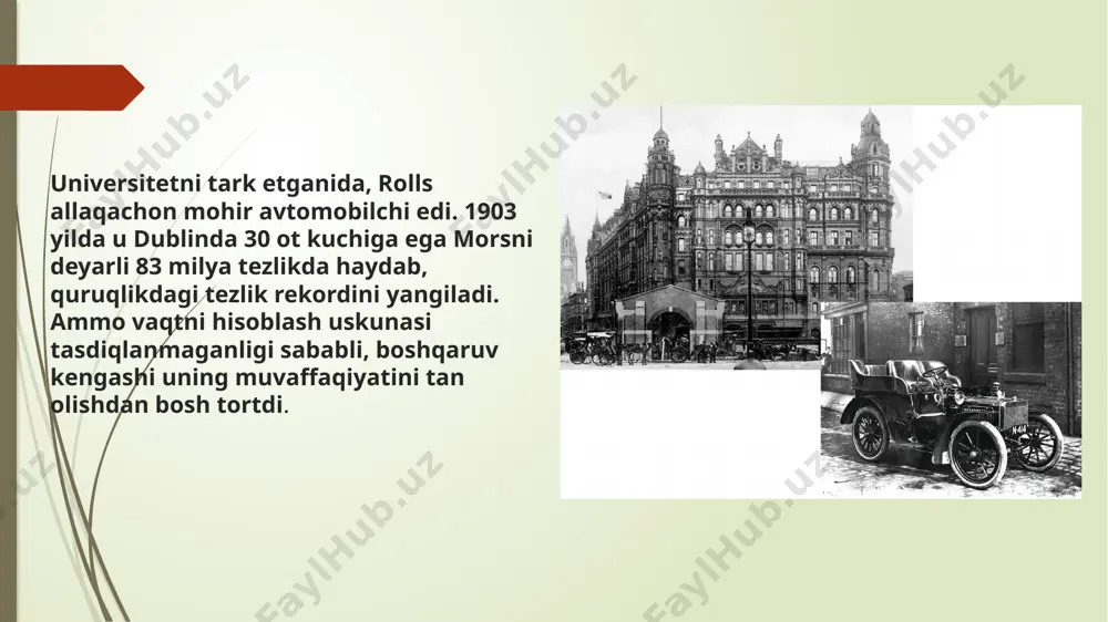 ini oshiradi va brendning umumiy hikoyasiga ko'proq qiymat qo'shadi. rolls-royce brendi, shubhasiz, o'z mahsulotlarini qanday yaxshilashni biladi va hech qanday shoshqaloqliksiz asosiy xususiyatni saqlab qoladi: tashqi dunyodan ajralish samaradorligi, shu bilan avtomobil ichida tinch va osoyishta sarguzasht yaratadi. bu sokin tuyg'u kompaniyaning majburiyatlaridan biridir va har doim rolls-royce haydovchisida seziladi. dizayn tili rolls-royce brendining eng hayratlanarli detallaridan biri bu avtomobil dizaynidir. uni tanib turadigan narsa - bu doimiy va aniq astar. mashinaning silliq va toza chiziqlari hashamatli avtomobilning yakuniy tuyg'usini, lekin ayni paytda barqarorligini tasvirlaydi. ammo buning kulminatsion nuqtasi ular coachbuild deb ataydigan jarayondir. coachbuild - bu faqat yuqori darajadagi va sinchkovlik bilan tanlangan mijozlarga taqdim etiladigan xususiyat bo'lib, ular o'z mahsulotlarini shaxsiylashtirish va undan eng yaxshisini olish uchun kompaniya bilan yaqin hamkorlik qilish huquqiga ega. va nihoyat, rolls-royce hashamatli avtomobilga mos keladigan ehtiyotkorlik bilan ishlab chiqilgan keng turdagi aksessuarlarni taklif etadi. shunday qilib, rolls-royce brendiga ega bo'lgan bir nechta …