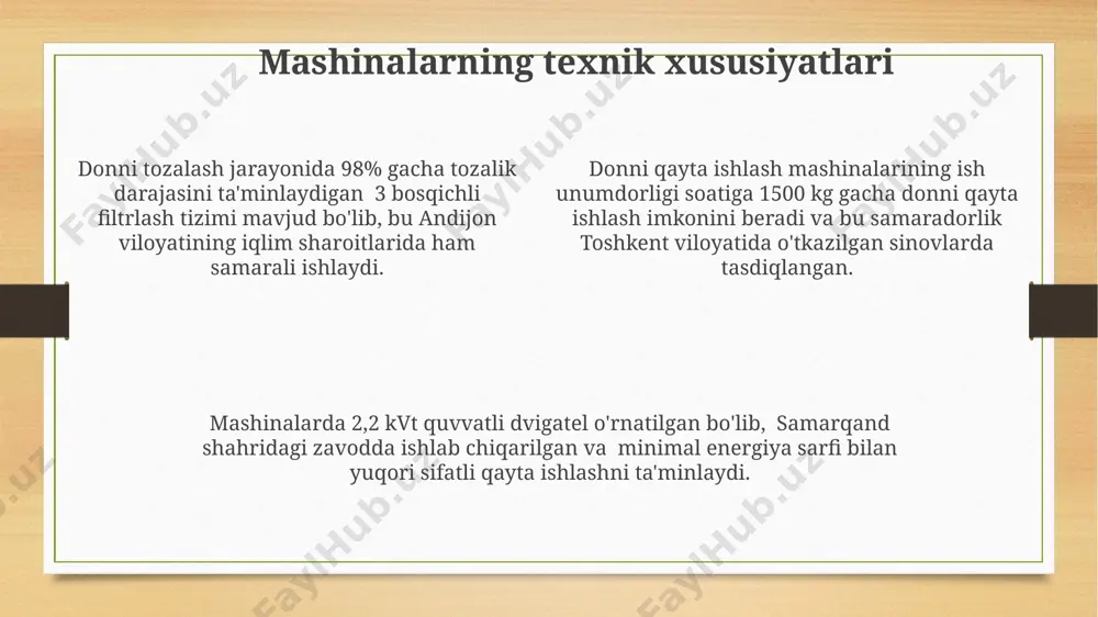 donni qayta ishlash mashinalari - Page 4