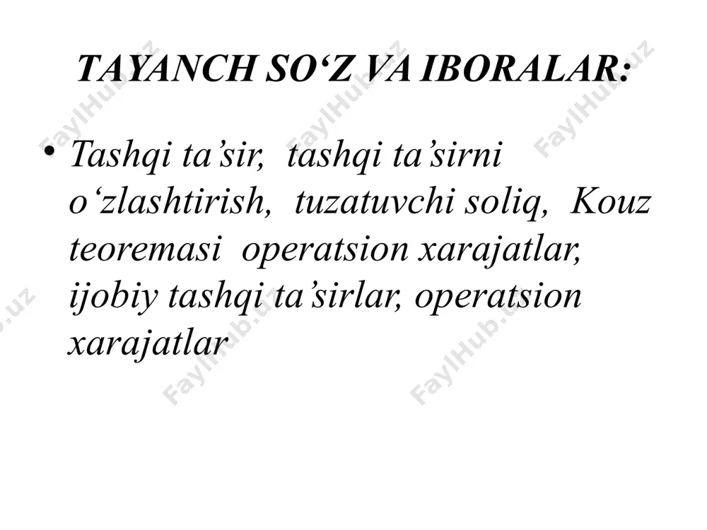 uchun, optimal miqdor qmaqbul, muvozanat miqdor qbozor dan past. alyuminiy bahosi tashqi xarajat maqbul holat muvozanat taklif (xususiy xarajat) talab (xususiy qiymat) maqbul bozor alyuminiy miqdori ijtimoiy reja tuzuvchi qanday qilib maqbul natijaga erishishi mumkin? buning bir yo‘li sotilgan har bir alyuminiy tonnasi uchun alyuminiy ishlab chiqaruvchilarni soliqqa tortish bo‘ladi. soliq o‘zining miqdorida alyuminiy taklif chizig`ini yuqoriga ko‘taradi. agar soliq atmosferaga chiqarilgan tutunning tashqi harajatini aniq aks ettirsa, yangi taklif chizig`i ijtimoiy harajat chizig`i bilan bir to‘g`ri chiziqda yotadi. bozor yangi muvozanatida alyuminiy ishlab chiqaruvchilar alyuminiyni ijtimoiy maqbul miqdorda ishlab chiqaradi. ijobiy tashqi ta’sirlar ba’zi faoliyatlar uchinchi shaxslarga harajatlar joriy qilsa ham, boshqalar bundan foyda olishadi. masalan, ta’limni olaylik. aksariyat hollarda, ta’lim foydasi xususiydir: ta’lim iste’molchisi yaxshi ishchi bo‘lib yetishadi va shuning bilan yuqori maosh sifatida foyda oladi. ammo ushbu xususiy foydadan tashqari, ta’lim ijobiy tashqi ta’sir hosil qiladi. ulardan biri shuki, yaxshi ta’lim olgan odamlar ko‘proq biladigan saylovchilar bo‘lishadi, …
