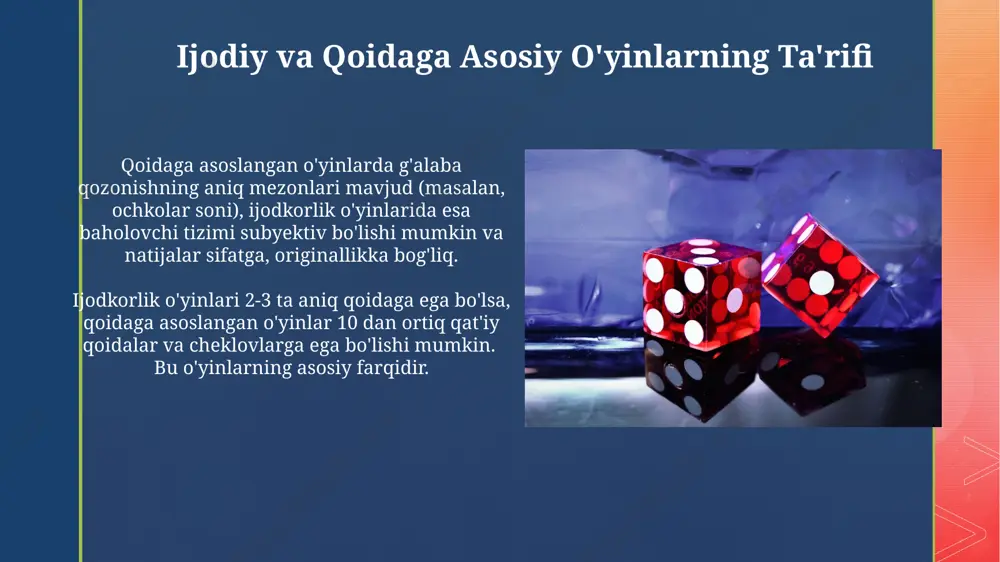 ijodiy va qoidaga asosiy o'yinlarning ta'rifi - Page 3