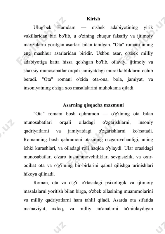 ri, musibatlari oybek domlaning “quyosh qoraymas”idek, hemenguey boboning “alvido qurol”idek o`qimishli. nikita va p`olatning o`tda yonmas, suvda cho`kmas rishtasi esa fikringni uloqtirib uzoq bobil afsonalariga olib boradi-da, butun yer sayyorasiga bir-bir bo`ylashga majbur etadi. beixtiyor ikki bahodir gilgamish va enkiduni, bobotog`da singirlarini qisirlatib uchrashgan ikki alp alpomish va qorajonni, va nihoyat insonning ilohiy ishqiga guvoh mitti shahar ko`nyoning ikki javhari shams tabriziy va jaloliddin rumiy siymosini his etasan. asarni varaqlash asnosida mana shu hislar og`zimda erigan qand misol kechdi. yozuvchi esa bu go`zal do`stlikka bir og`iz gap bilan izoh beradi: “hatto kishining o`z soyasi ham uning o`zi bilan nikita va po`lat birga bo`lganchalik birga bo`lolmaydi…” “o`tgan kunlar”ni har o`qiganimda yuragimda isyon his qilar edim, otabekka nisbatan isyon, turmushga nisbatan isyon, zaynabga nisbatan isyon. holbuki ularning hech birida ayb yo`q, asl aybdor kumushni qalamida o`ldirgan qodiriyligini bilardim. norozilik to`pponchasini kimga qaratmasam ham, qalbimda bir ovoz uning aybdor emasligini aytib turar edi. …