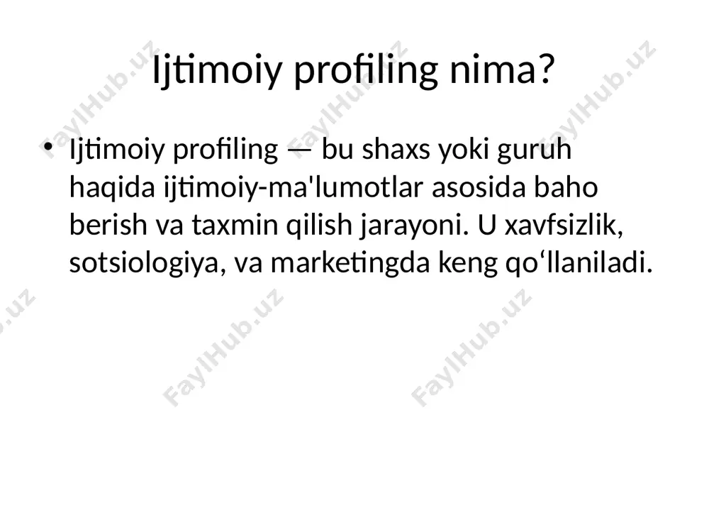 ijtimoiy profiling va guruhlarni tahlil qilish - Page 3