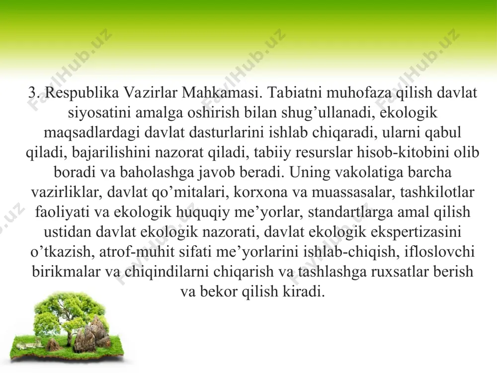 atrof muhitni muxofaza qilishning huquqiy asoslari2 - Page 5