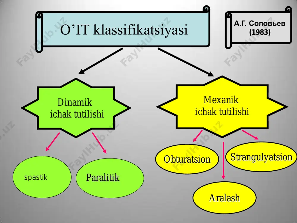 oʼtkir ichak tutilishi turlari va ularning klinalik koʼrsatkichlari - Page 3