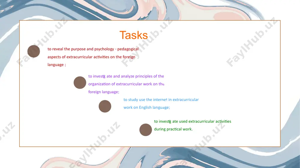 kurs ishi “extracurricular work on a foreign language” - Page 3