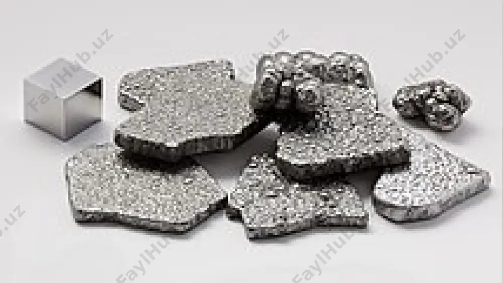 bosim ostida barcha moddalar ham metallik xossalarini namoyon qilishi mumkin. shu sababli, u yoki bu elementni metallarga yoki metallmaslarga taallukli ekanligini belgilashda uning nafaqat fizik xossalarini, balki kimyoviy xossalarini ham hisobga olish zarur. metallar kimyoviy reaksiyalarga elektronlar donorlari sifatida kirishadi, birikmalarda yoki eritmalarda musbat zaryadli ionlar hosil qiladi. metallarning elektromanfiyligi metallmaslarning elektromanfiyligidan pastroq boʻladi. koʻpchilik metallar vodorod, galogenlar, xalkogenlar bilan faol reaksiyaga kirishadi. ishqoriy va ishqoriy yer metallar suv bilan oddiy temperaturalarda, rux va temir kabi metallar esa suv bugʻi bilan yuqori temperaturalarda reaksiyaga kirishadi. azot bilan qator metallar, mas, litiy xona temperaturasida, magniy, sirkoniy, gafniy, titan esa qizdirilganda reaksiyaga kirishadi. metall oʻziga qaraganda aslroq metallni oʻsha metall tuzi eritmasidan siqib chiqaradi. bu xossalarga asoslanib, barcha metallar ku-yidagicha joylashadi (beketov qatori): li, k, sa, na, mg, al, mn, zn, fe, cd, co, ni, sn, pb, h2, cu, ag. hg, au. fizik xossalari. koʻpchilik metallar oddiy kub va geksagonal kristall tuzilishda, …