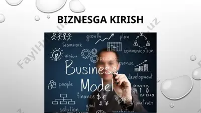biznesgakirish — PPTX