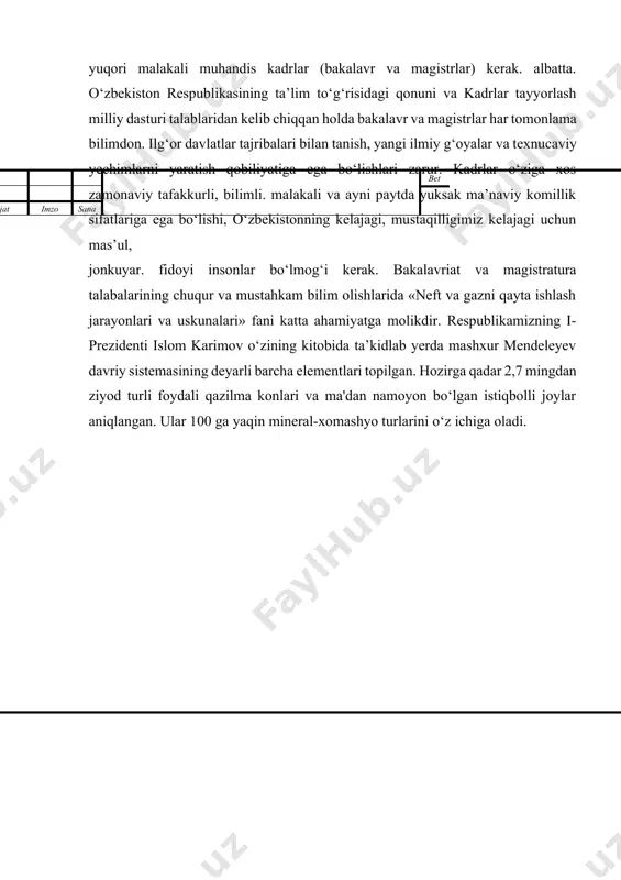 vchi kuchi, bu bir xil temperaturali bo`lgan jismlarning temperaturalar faqidir. termodinamikaning 2-qonuniga binoan, issiqlik har doim temperaturasi yuqori jismdan temperaturasi past jismga o`tadi. issiqlik (issiqlik miqdori) - bu issiqlik almashinish jarayonining energetik xarakteristikasi bo`lib, jarayon mobaynida uzatilgan energiya miqdori bilan belgilanadi. issiqlik almashinish jarayonida ishtirok etuvchi jism­lar issiqlik tashuvchi elt­kich yoki issiqlik elt­kich deb nomlanadi. issiqlik o‘tkazish – issiqlik energiyasining tarqalish jarayonlari to‘g‘risidagi fan. issiqlik almashinish jarayonlariga isitish, sovitish, kondensatsiyalash, bug‘lanish va bug‘latishlar kiradi. ushbu jarayonlarni amalga oshirish uchun mo‘ljallangan qurilmalar issiqlik almashinish qurilmalari deb ataladi. ma’lumki, issiqlik almashinish jarayonlarida kamida 2 ta turli temperaturali muhitlar ishtirok etadi. o‘z issiqlik energiyasini uzatuvchi, yuqori temperaturali muhit – issiqlik elt­kich deb atal­sa, issiqlik energiyasini qabul qiluvchi past temperaturali muhit esa – sovuqlik eltkich deb ataladi. issiqlik va sovuqlik eltkichlar kimyoviy bardoshli bo‘lishi, qurilmalarini yemirmasligi va uning devorlarida qattiq, govak, kuyqa hosil qilmasligi kerak. shuning uchun, issiqlik yoki sovuqlik elt­kichlarni tanlashda jarayon harorati, …