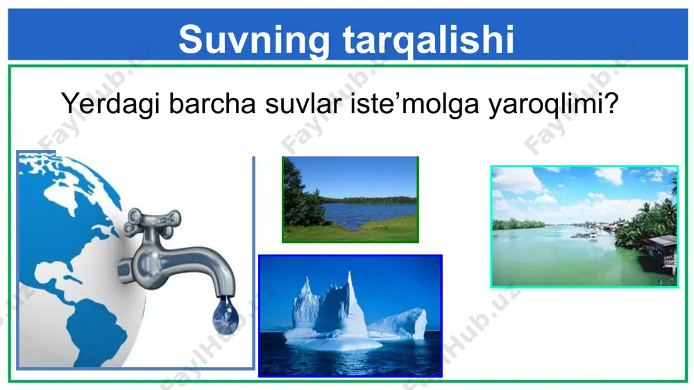 suvning tabiatda tarqalishi - Page 3
