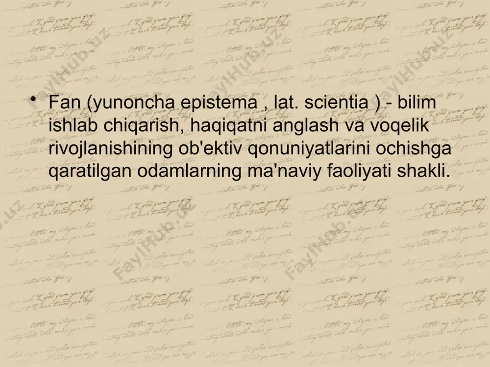 riga asoslangan maqsadli o'rganish; eksperiment - o'rganilayotgan jarayonga faol aralashuv, ob'ektni o'zgartirish yoki uni ijtimoiy yaratilgan va boshqariladigan sharoitlarda ko'paytirish; ilmiy bilish usullari nazariy: rasmiylashtirish - bu tabiiy tillarning ko'p ma'noliligi, majoziyligi va majoziyligini yo'q qilishga imkon beradigan ramzlar va formulalar tilida bilimlarni ko'rsatish; aksiomatik - dastlabki qoidalarni (aksiomalarni) ma'lum bir xulosa chiqarish qoidalariga muvofiq isbotlanadigan qoidalar (teoremalar) to'plamiga aylantirish; ilmiy bilish usullari nazariy: 3. gipotetik-deduktiv – deduktiv o‘zaro bog‘langan gipotezalar tizimini yaratish, ulardan oqibatlar kelib chiqadi, keyinchalik ular tajribada tekshiriladi. ilmiy bilim shakllari: empirik bilishning asosiy shakli - ilmiy fakt (kuzatish yoki eksperiment davomida qayd etilgan hodisa, ob'ektning xususiyatlari va xatti-harakati haqidagi ma'lumotlar); ilmiy bilim shakllari: nazariy bilimlarning asosiy shakllari: muammo - bu yechimni talab qiladigan vazifa; gipoteza - tekshirishni talab qiluvchi bir qator faktlarga asoslangan taxmin, ehtimollik bilimi; nazariya - isbotlangan faraz, ob'ekt, uning mohiyati, rivojlanish qonuniyatlari haqidagi haqiqiy bilimlarning yaxlit tizimi; huquq nazariyaning asosiy elementidir; amerikalik olim …