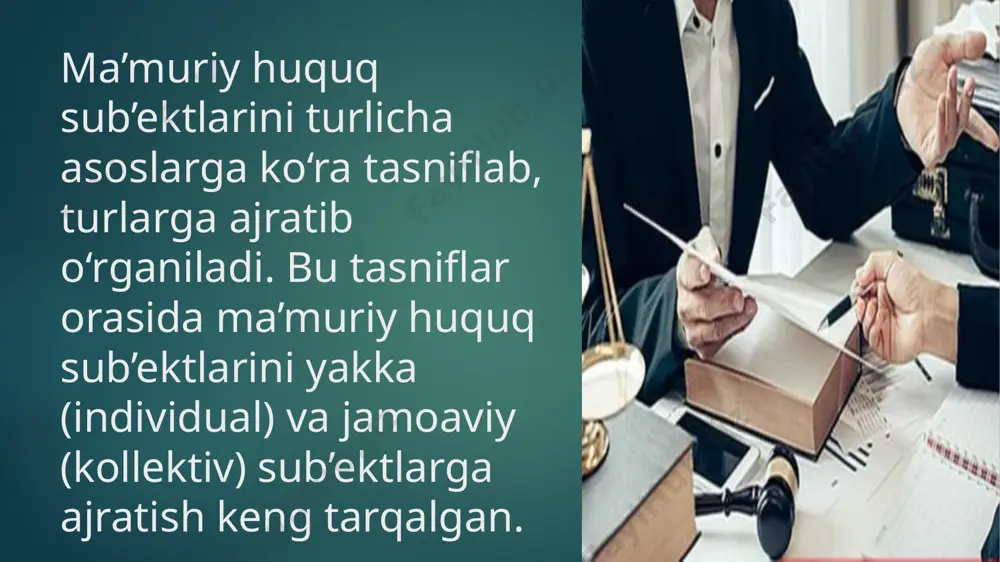 ma’muriy huquq subyektlari - Page 3