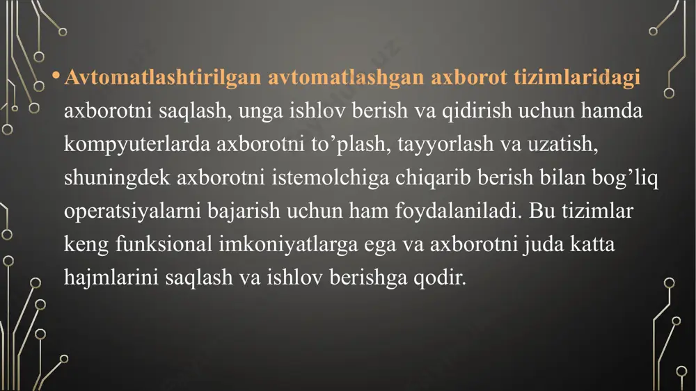 avtomatlashtirilgan axbort tizimi - Page 3