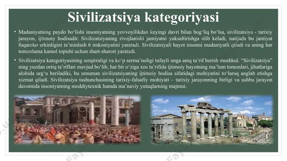 sivilizatsiya tushunchasining tahlili - Page 5