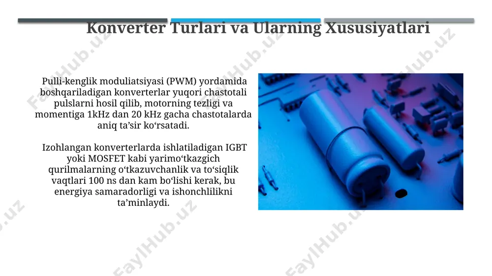 asinxron motorni konverterlar yordamida boshqarishni hisoblash - Page 5