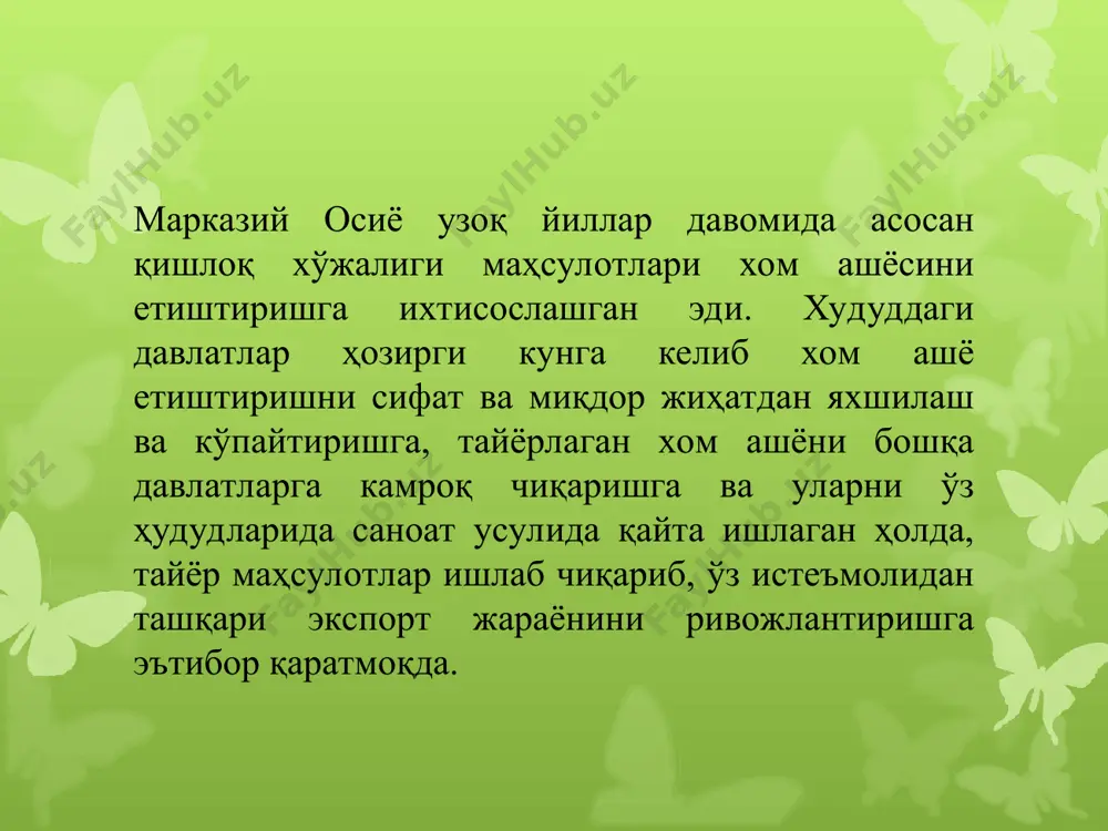 markaziy osiyo qishloq xo‘jaligi - Page 4