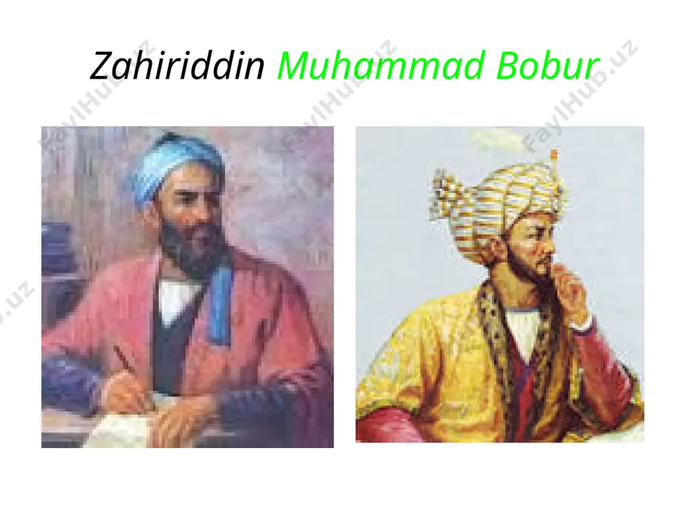 zahiriddin muhammad bobur buklet - Page 4