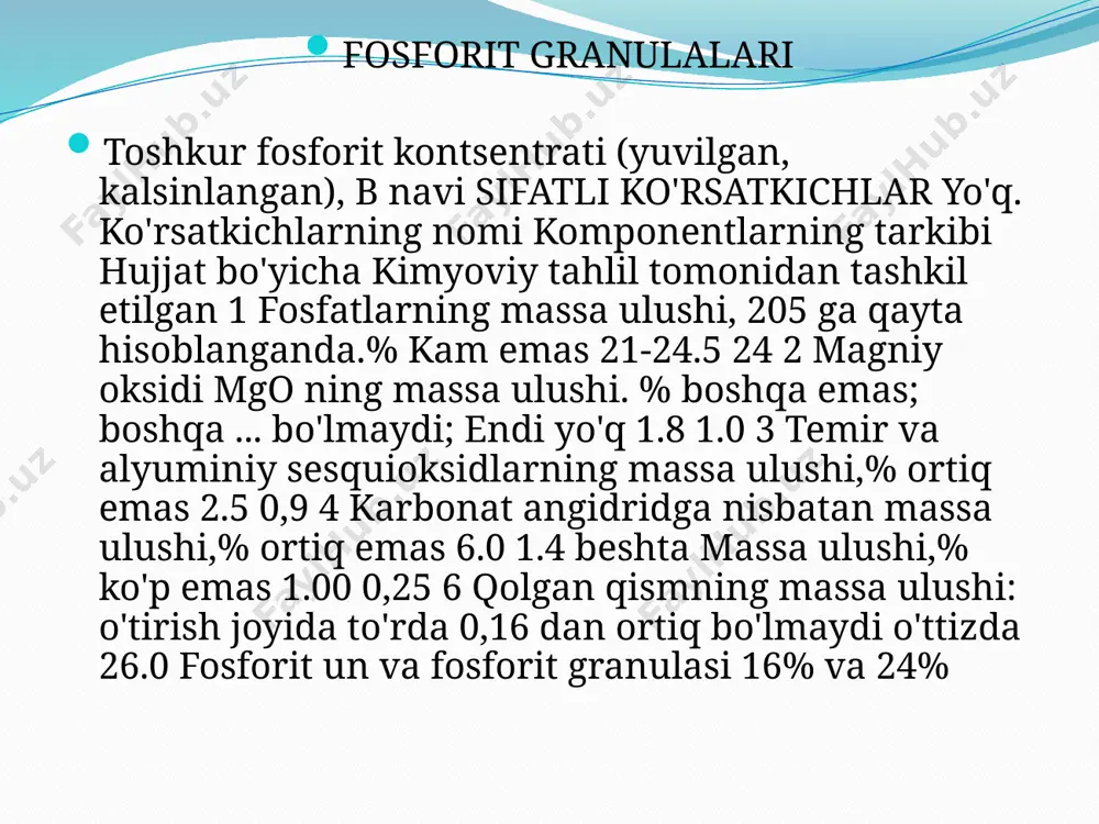 o’zbekistonda fosforit va apatitlarning zaxiralari - Page 5
