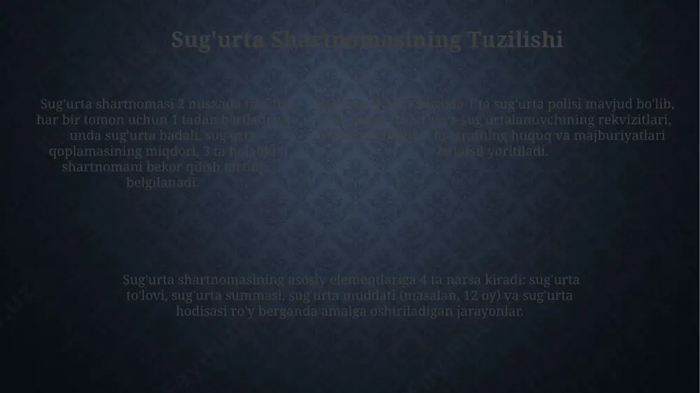sug'urta shartnomasi - Page 5