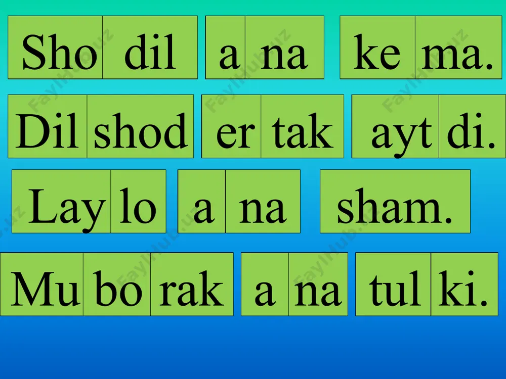 sh tovushi va sh, sh harflari - Page 3