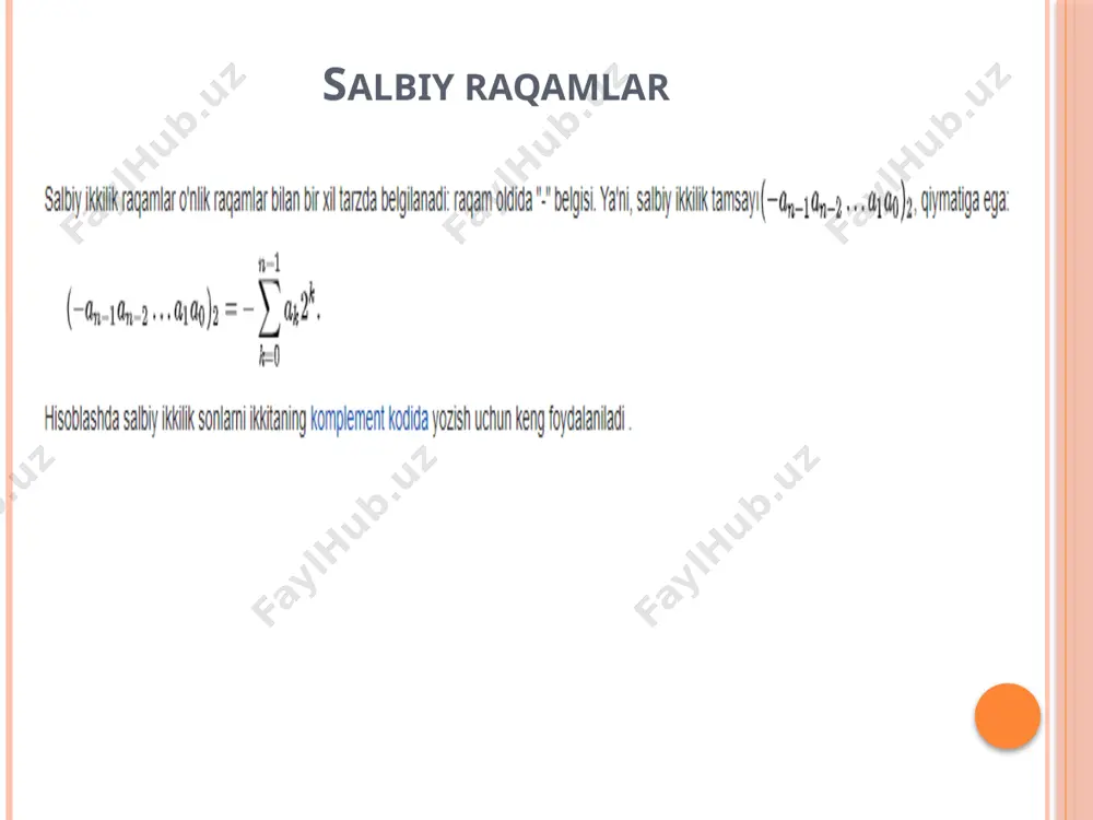 ikkilik sanoq sistemasining tatbiqi - Page 5