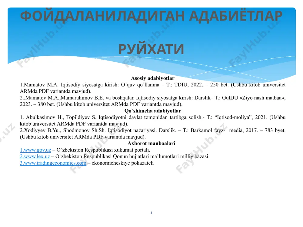 ҳар кимга ўхшаманг. ҳамма нарсани шубҳа ғалвиридан ўтказиб кўринг. синергия* яратинг. жараённи яратинг. ҳар қандай хатарни олдиндан кўра билинг. ўзгаришларнинг етакчисига айланинг. ташаббускор бўлинг. * синергия бу фойдали ўзаро ҳамкорлик, унинг самараси ҳар бир инсон якка ҳолда қилган ҳаракатлари йиғиндисини олиб қараганимизда янада кўпроқ ҳисобланади. “синергия” сўзи грек тилидан таржима қилинганида айнан “ҳамкорлик, ўзаро муносабат” маъноларини билдиради. * инновациялар қуйидаги кўринишларда намоён бўлади: - янги ғоялар; - тизим ёки фаолият йўналишини ўзгатиришга қаратилган аниқ мақсадлар; - ноанъанавий ёндашувлар; - одатий бўлмаган ташаббуслар; - илғор иш услублари таълим инновациялари – бу маълум таълим соҳаси ёки ўқув жараёнида мавжуд муаммони янгича ёндашув асосида ечиш мақсадида қўлланилиб, аввалгидан анча самарали натижани кафолатлай оладиган шакл, метод ва технологиялар таълим тизимида қўлланиладиган инновациялар қуйидаги гуруҳларга ажратилади: 1.фаолият йўналишига кўра: педагогик жараёнда ёки таълим тизимини бошқаришда қўлланиладиган инновациялар. 2.киритилган ўзгаришларнинг тавсифига кўра: радикал, модификацияланган ҳамда комбинацияланган инновациялар. 3.ўзгаришларнинг кўламига кўра: тармоқ (локаль), модул ва тизим инновациялари. …