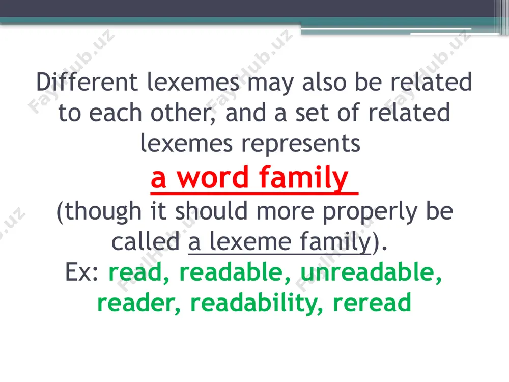 lecture 3. morphology as the study of internal structure of words - Page 5
