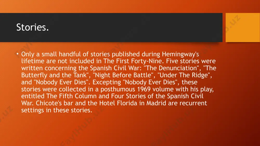 hemingway’s writing style peculiarities in his short stories - Page 4