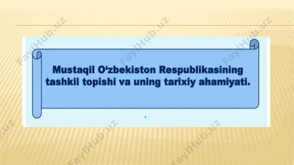 o‘zbekistonning eng yangi tarixi fanidan tayyorlagan taqdimoti - Page 2