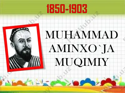 muhammad aminxo'ja muqimiy — PDF