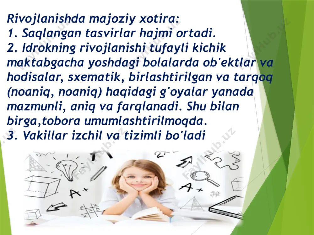diqqat va xotira-psixik jarayon sifatida - Page 5