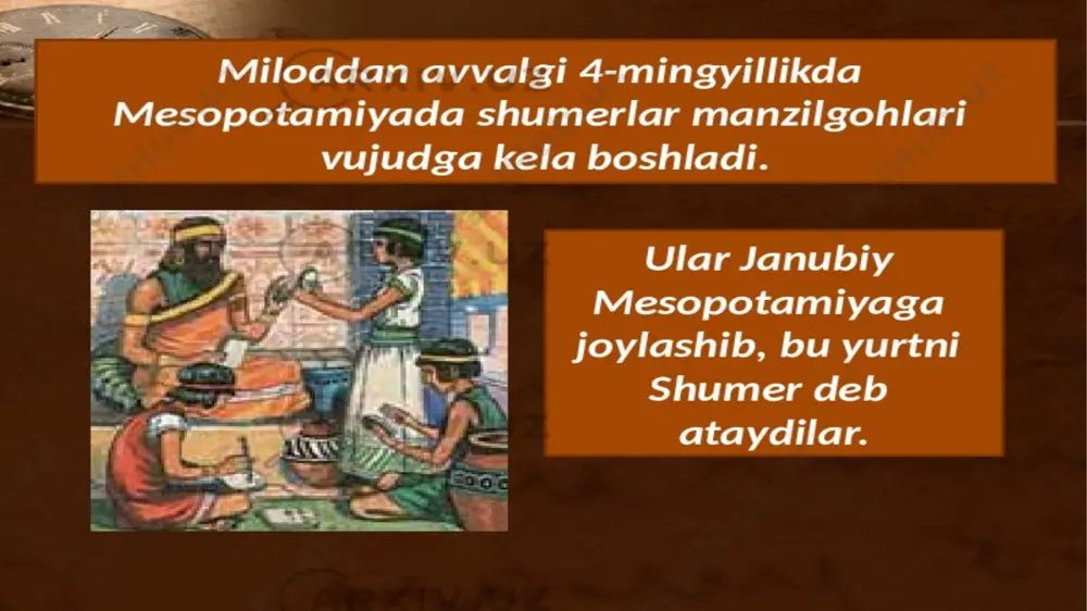 mavzu: qadimgi mesopotamiya sivilizatsiyalari - Page 3
