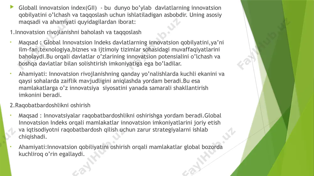 global innovatsion indeks (gii) - Page 5