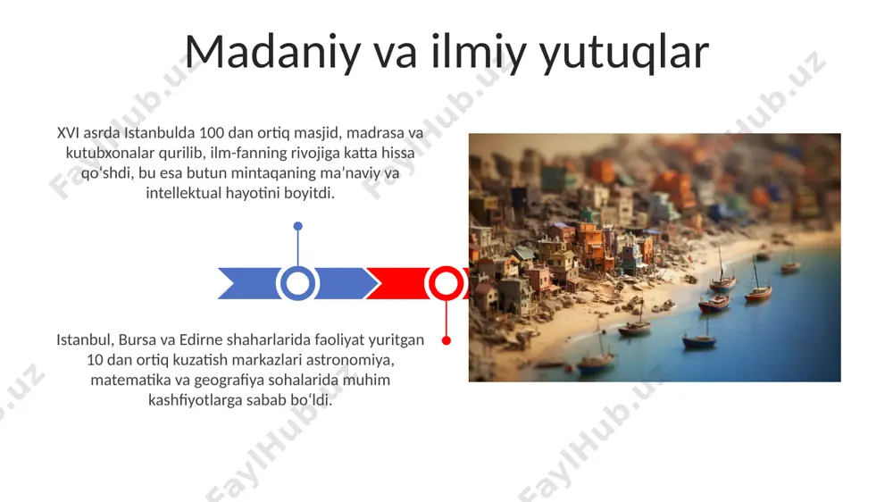 ng asta-sekin tanazzulga yuz tutishi 1877-1878 yillardagi russo-turk urushidagi mag'lubiyat, konstantinopolning qulashi xavfi va bosfor bo'g'ozi ustidan nazoratni yo'qotish xavfi, imperiyaning tanazzulining chuqurlashuviga olib keldi. balkanlarda millatchi harakatlarning kuchayishi, 19-asrda serbiya, yunoniston va bolgariyaning mustaqillikka erishishi, imperiyaning siyosiy va harbiy qudratini sezilarli darajada susaytirdi. tanzimat davri tanzimat davri 1839-yilda boshlanib, 1876-yilda birinchi konstitutsiya qabul qilinishi bilan yakun topdi, bu davrda usmonli imperiyasida ko'plab islohotlar, shu jumladan, yangi qonunlar va ma'muriy tuzumlar joriy etildi. tanzimat islohotlari davrida usmonli imperiyasi g'arbiy davlatlar bilan diplomatik munosabatlarni mustahkamlashga harakat qildi va 1856-yil parij tinchlik shartnomasi bilan qrim urushi tugatildi, bu imperiyaning xalqaro maydondagi mavqeyini mustahkamladi. imperiyaning qulashi 19-asr oxirida rossiya va britaniya imperiyalarining bosimi, 1877-1878 yillardagi russo-turkiy urushi natijasida bolqon yarim orolidagi katta hududlarni yo'qotish, imperiyaning zaiflashuviga va parchalanishiga sabab bo'ldi. avstriya-vengriya, buyuk britaniya va fransiyaning ottoman imperiyasi ustidan ta'siri kuchayib, 1914 yilga kelib imperiya, birinchi jahon urushida mag'lubiyatga uchrab, yuzlab yillar davom etgan …
