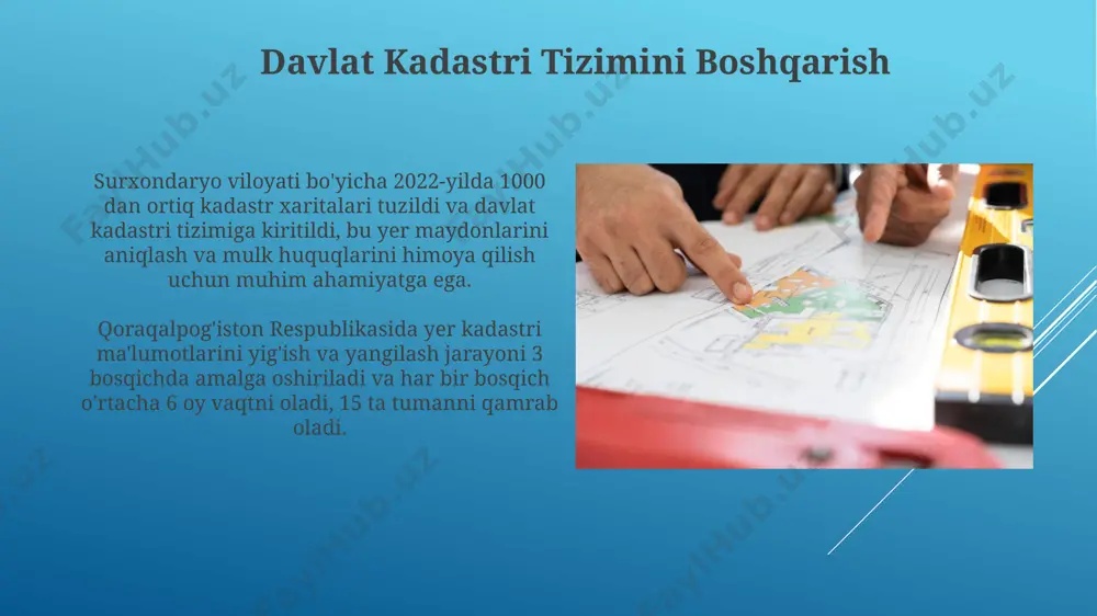 davlat kadastrlari yaratish va yuritish tartibi - Page 5