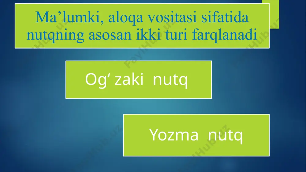 osita xarakteri unda shunday vositalarning ko‘proq ishlatilishi bilan bog‘liq. bolalarning o‘z yig‘isi bilan onasiga o‘z his-kechinmalari hamda xohishlarini bildirishlari ham bolalarning yosh xususiyatlariga bog‘liq. boshqa millatlar madaniyatiga nazar tashlanadigan bo‘lsa, ularda ham ba’zi bir muloqot vositalarning turli millatlarda turli maqsadlarda ishlatilishining guvohi bo‘lish mumkin. bolgarlar agar biron narsa bo‘yicha fikrni tasdiqlamoqchi bo‘lishsa, boshlarini u yoq-bu yoqqa chayqashar, inkor qilishmoqchi bo‘lsa-chi, aksincha, bosh siltashar ekan. ma’lumki, o‘zbeklar, ruslar va bir qator boshqa millatlarda buning aksi, “yo‘q” deyish yoki norozilikni bildirish uchun bosh sarak-sarak qilinadi. noverbal muloqotda suxbatdoshlarning fazoviy joylashuvlari ham katta ahamiyatga ega. masalan, ayollar ko‘proq hissiyotlarga boy bo‘lganliklari sababli, suxbatlashayotganlarida bir-birlariga yaqin turib gaplashadilar, erkaklar o‘rtasida esa doimo fazoviy masofa bo‘ladi. olimlarning aniqlashlaricha, bolalarni odatdagiday orqama-ketin o‘tqazib o‘qitgandan ko‘ra, ularni yuzma-yuz o‘tqazib davra qilib o‘qitgan mahqul, chunki bunday sharoitda o‘quvchilarda ham javobgarlik hissi yuqoriroq bo‘ladi, emotsiyalar almashinishgani uchun ham guruhdagi psixologik vaziyat ijobiy bo‘ladi hamda bolalarning predmetga va bir-birlariga bo‘lgan …