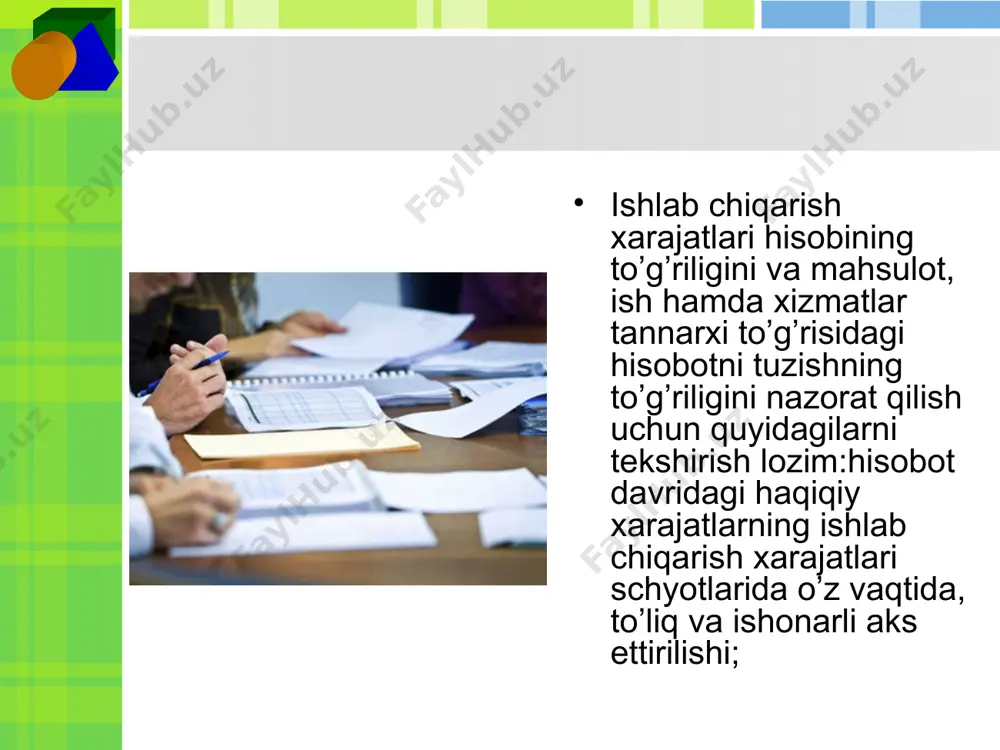 mahsulot ishlab chiqarish va sotishning auditi - Page 4
