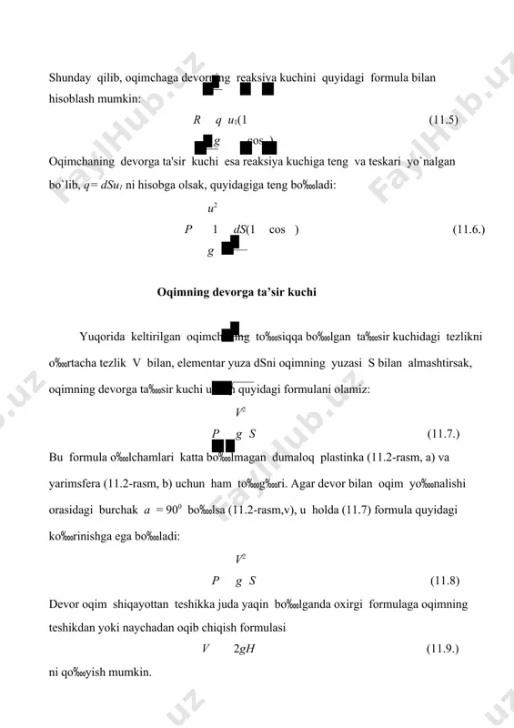 oqimning devorlar bilan o`zaro ta’sirlashuvi - Page 4