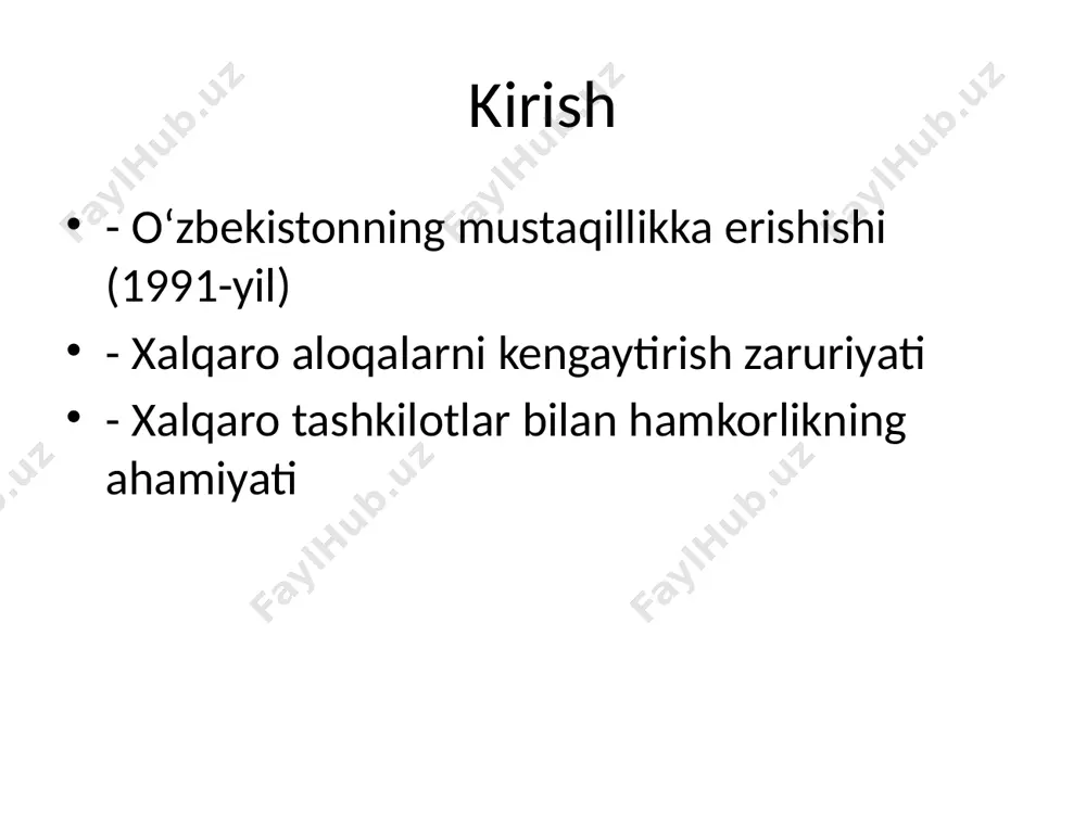 oʻzbekiston va xalqaro tashkilotlar - Page 2