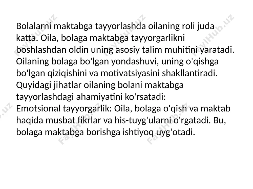 bolani maktab ta’limiga tayyorlashda oilaning o‘rni - Page 5