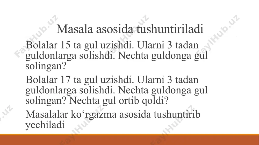 boshlang'ich sinflarda qoldiqlibo'lishni o'rgatish metodikasi - Page 5