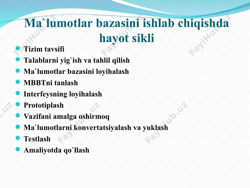 ma‘lumotlar bazasini rejalashtirish. - Page 3