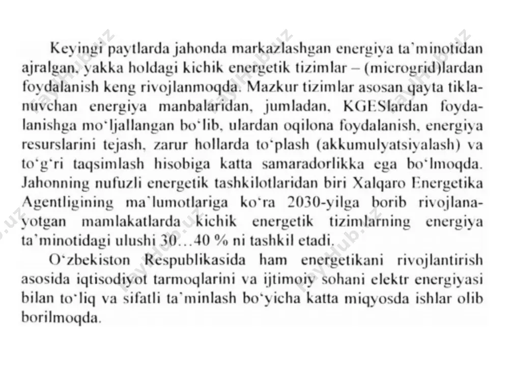 kichik gidroenergetika mamlakatlari - Page 3