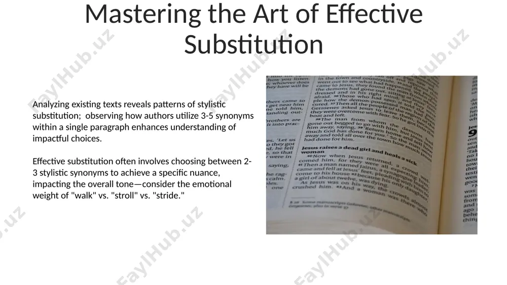 stylistic synonyms and their use in artistic speech - Page 5