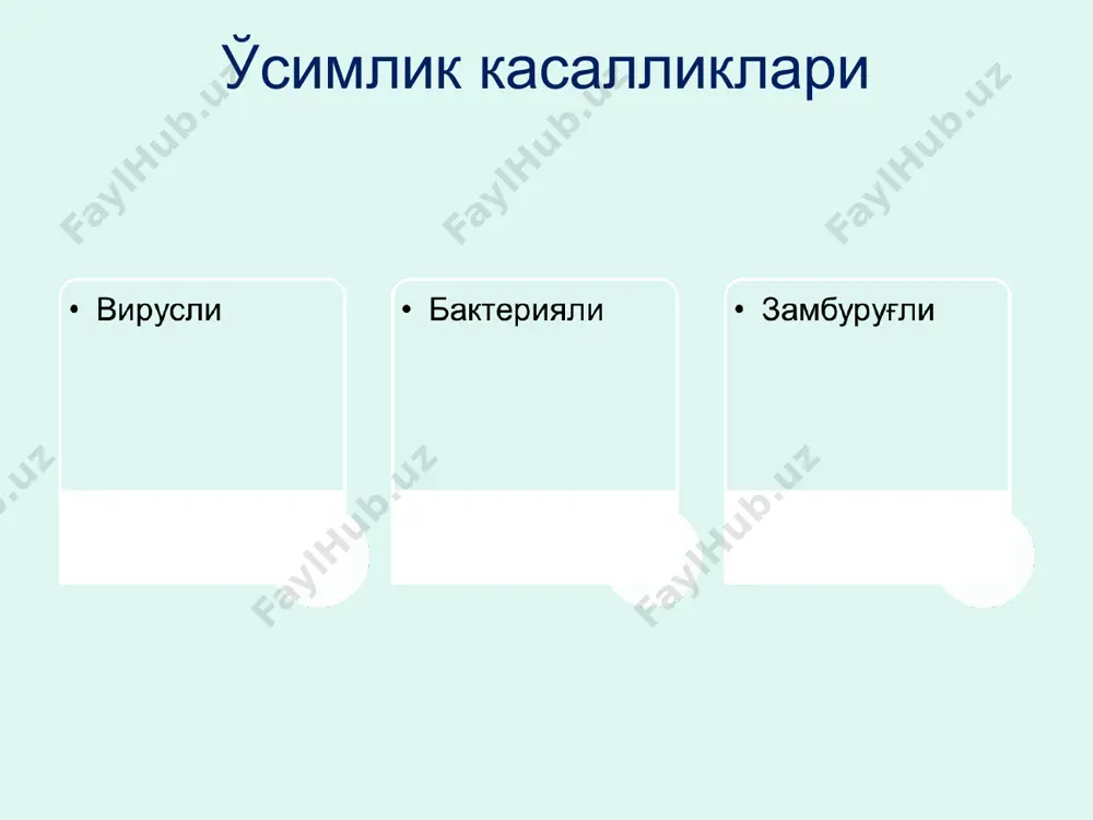 шаротга нисбатан ўзининг ўта спецификлиги билан характерланади. улар одатда бир турдаги хашаротларгагина таъсир кўрсатади. уларнинг бу яққол тор доирадаги таъсирининг ўзи бу препаратларнинг инсон, флора ва фауна учун безарарлигини кўрсатади. вируслар ўзларининг ноқулай ташқи таъсирларига (ҳарорат, намлик) ўта чидамли бўлиб, улар хашаротлардан ташқи ҳолатда ҳам 1015 йилгача ўз таъсир кучини йўқотмайди. хашаротнинг вируслар билан касалланиши уларнинг овқатланиши орқали юз беради. хашарот ичакларига тушган вирусли танача ишқорли pн да парчаланишни бошлайди. эркинликка чиққан вирионлар ичак деворлари орқали ҳужайраларга ўтиб, ядроларда вируслар репликацияси руй беради. бўш вируслар бошқа ҳужайраларни ҳам зарарлай бошлайди ва оқибатда хашаротлар личинкаларининг нобуд бўлишига олиб келади. вирусларнинг фарқланувчи белгилари шуки, улар фақатгина тирик тўқималардагини кўпая олади. бу эса ўз навбатида саноат миқёсида вирусли энтомопатоген препаратларни ишлаб чиқаришда бир мунча қийинчиликлар туғдиради, чунки вирусларни кўпайтириш технологияси жараёнида фақатгина тирик хўжайин-хашаротлардан фойдаланиши талаб этилади. ҳозирги пайтда 3 хил вирусли энтомопатоген препаратларни ишлаб чиқариш йўлга қўйилган: вирин-экс(карам қуртига қарши), энш (ток …
