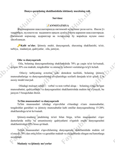 sarvinoz — DOCX
