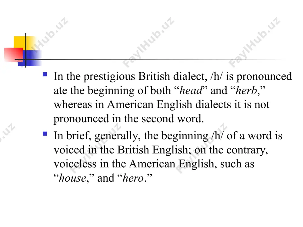 the comparison of american and british english - Page 4