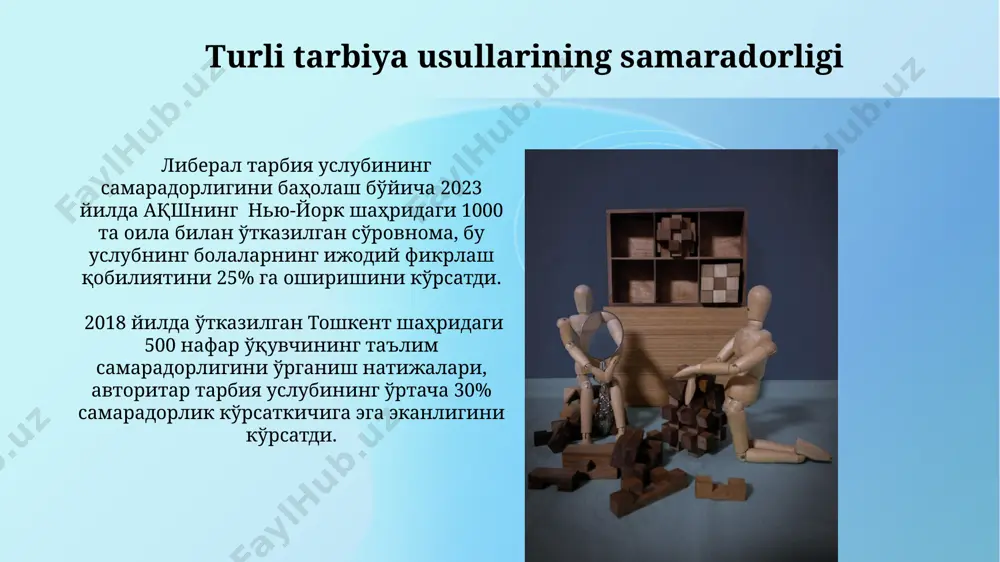 turli tarbiya usullarining samaradorligi - Page 4