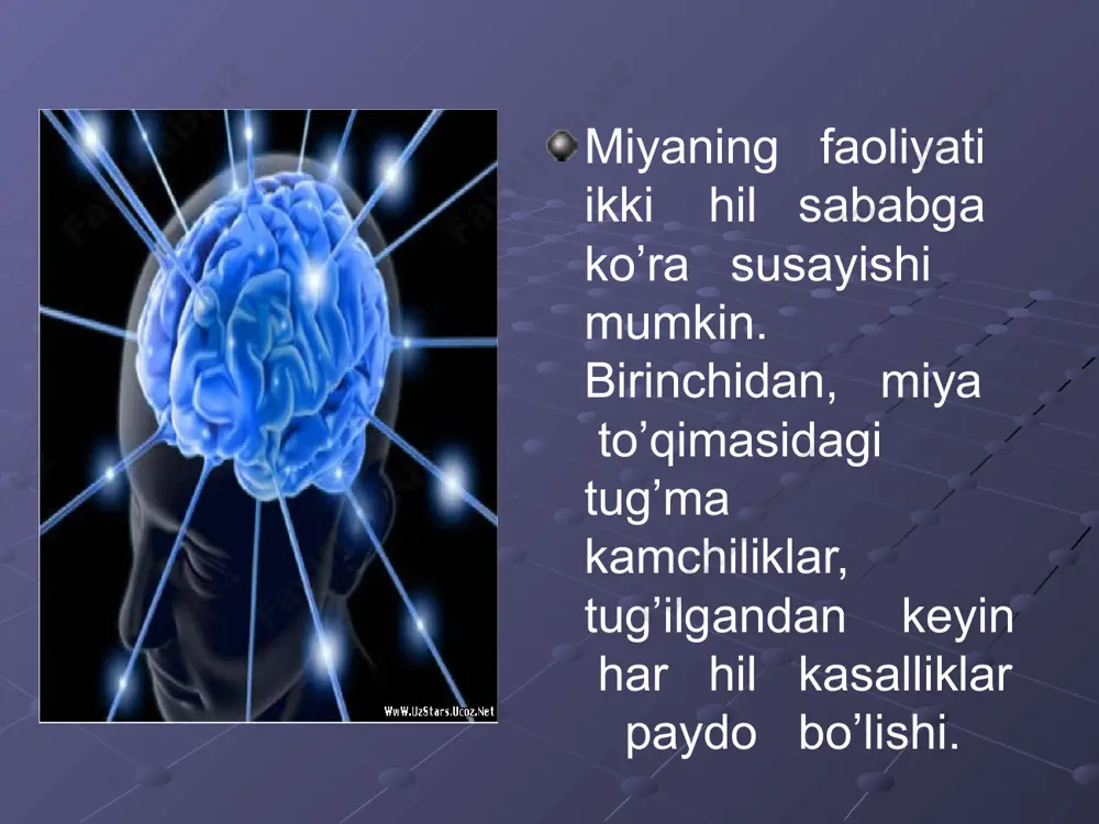 oliy nerv faoliyatining yoshga oid xususiyatlari - Page 5